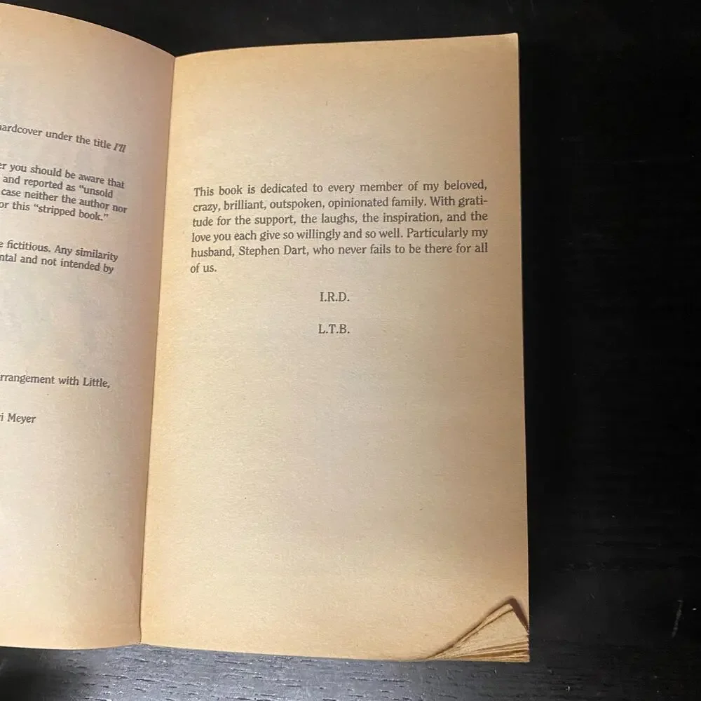 I'll Be There by Iris Rainer Dart (1992, Mass Market)